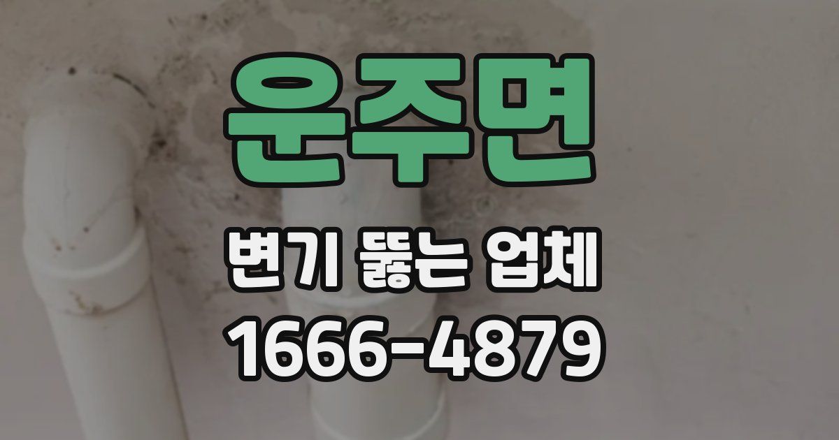 운주면 변기 뚫는 업체