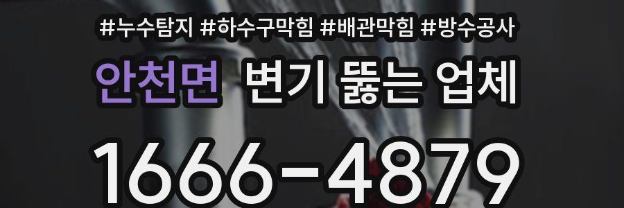 안천면 변기 뚫는 업체