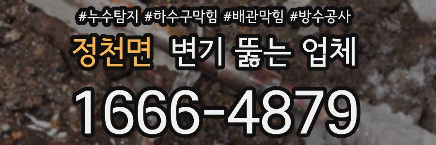 정천면 변기 뚫는 업체