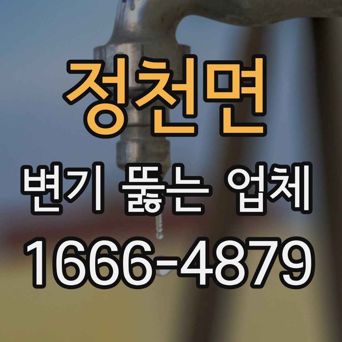 정천면 변기 뚫는 업체