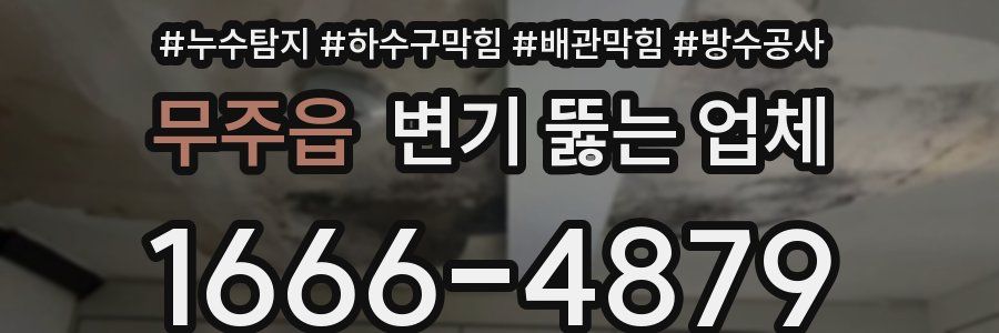 무주읍 변기 뚫는 업체