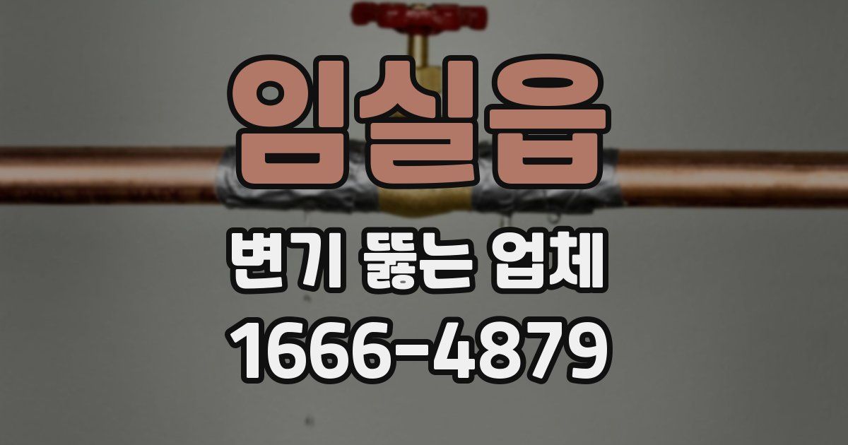 임실읍 변기 뚫는 업체