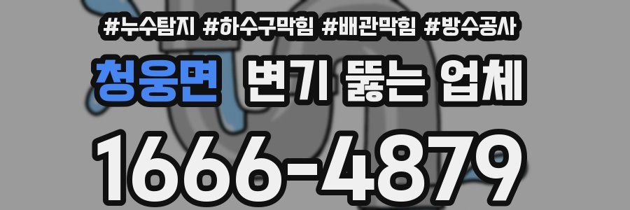 청웅면 변기 뚫는 업체