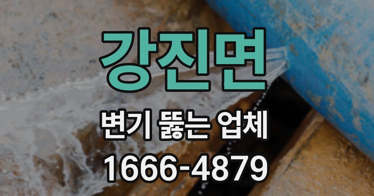 강진면 변기 뚫는 업체
