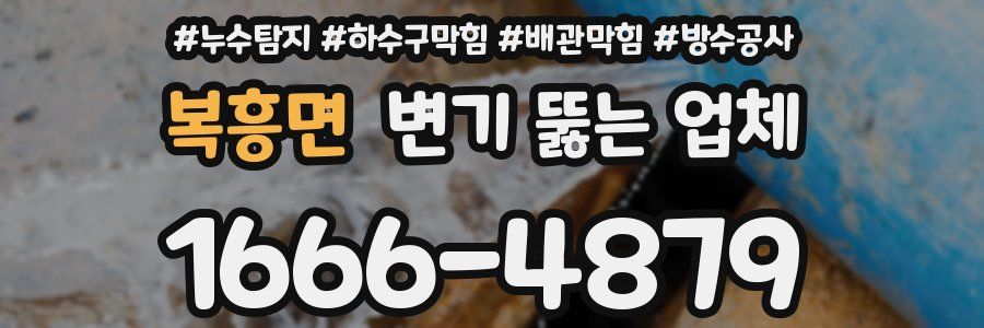 복흥면 변기 뚫는 업체
