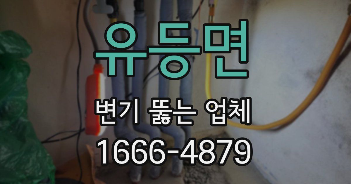 유등면 변기 뚫는 업체
