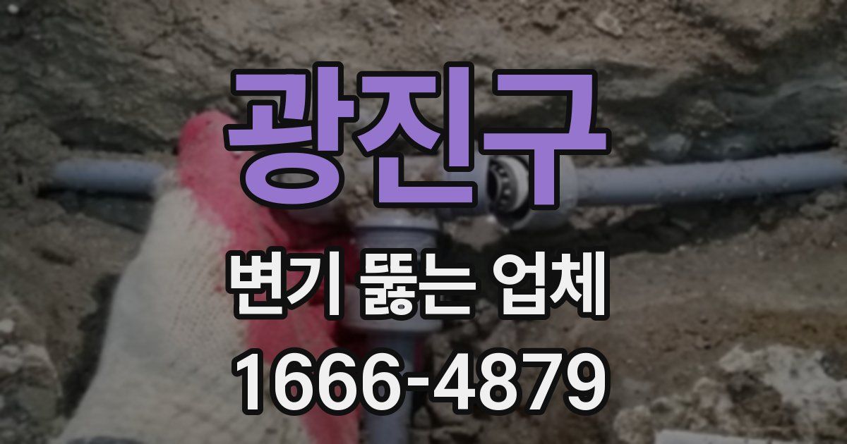 광진구 변기 뚫는 업체