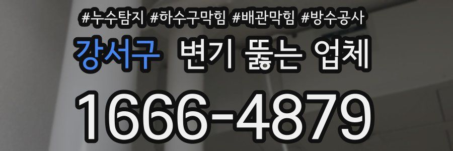 강서구 변기 뚫는 업체