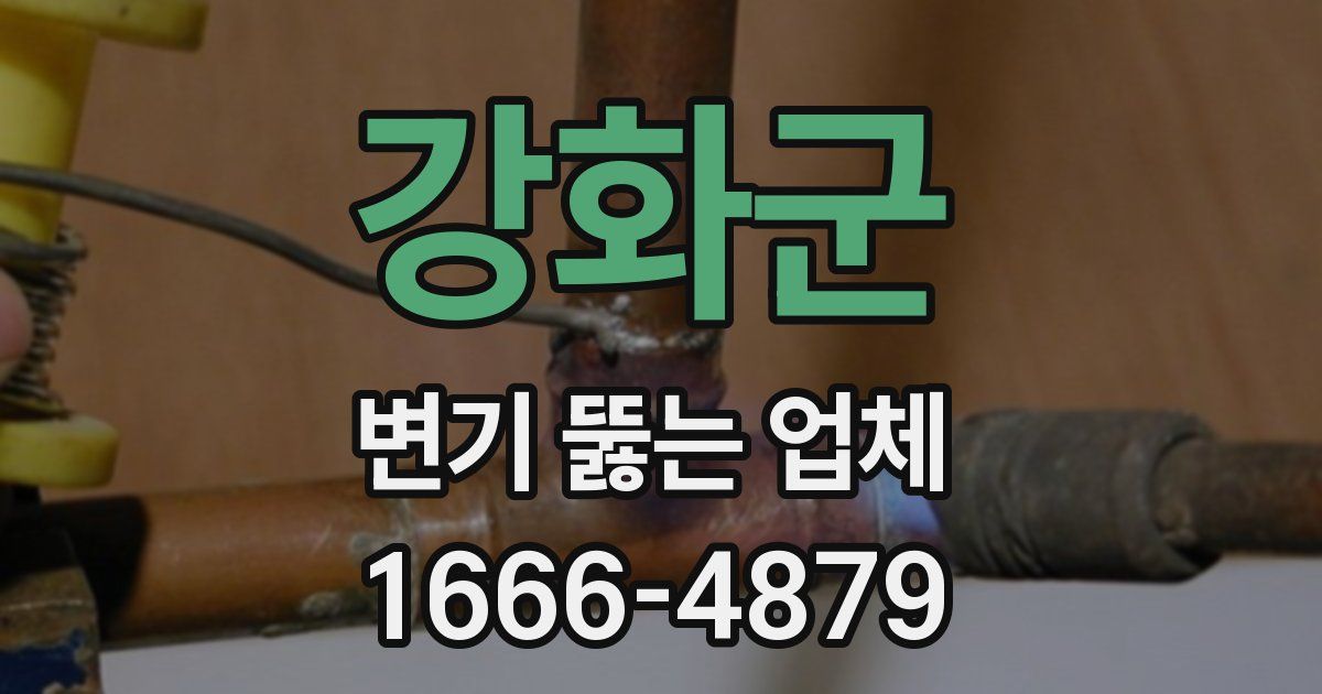강화군 변기 뚫는 업체