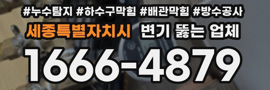 세종특별자치시 변기 뚫는 업체