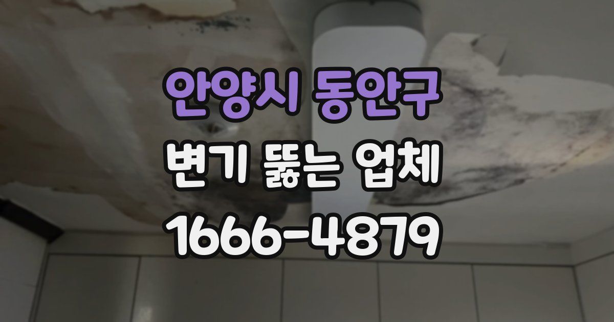 안양시 동안구 변기 뚫는 업체