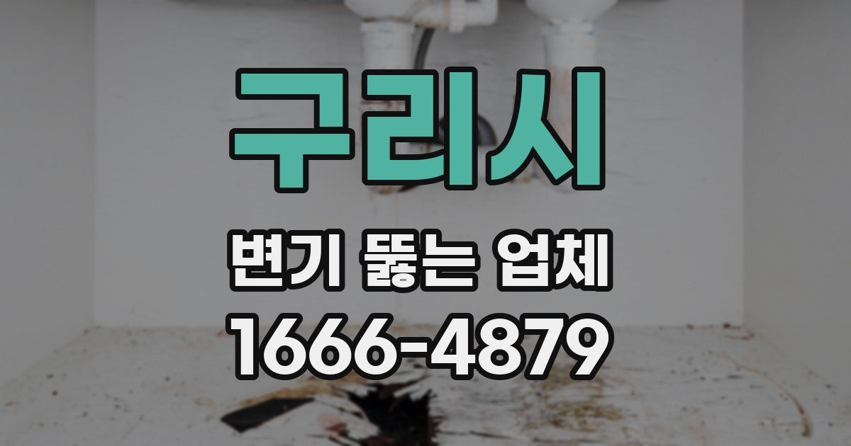 구리시 변기 뚫는 업체