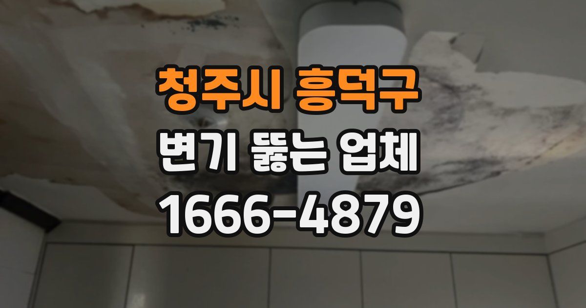 청주시 흥덕구 변기 뚫는 업체