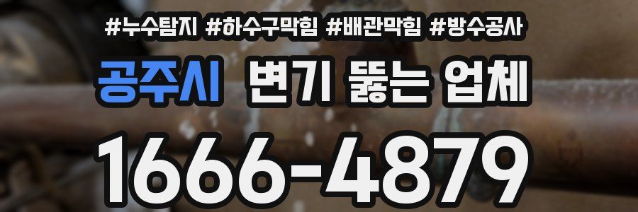 공주시 변기 뚫는 업체