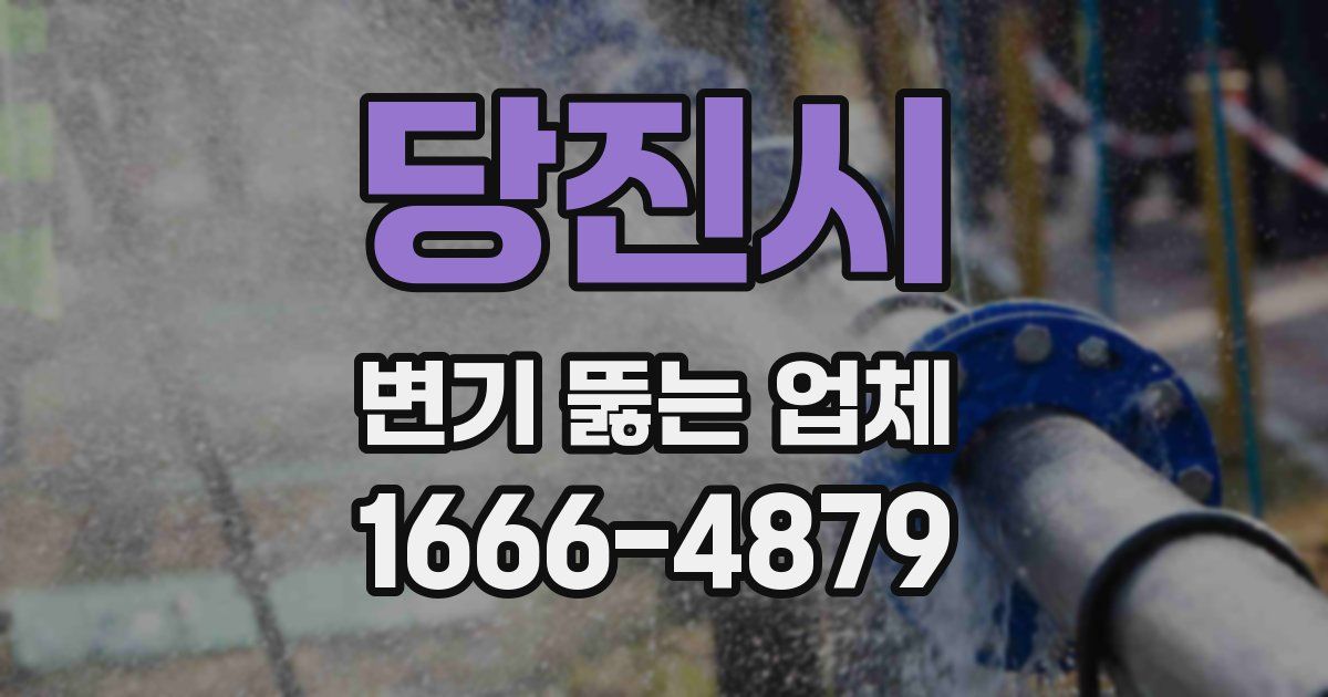 당진시 변기 뚫는 업체