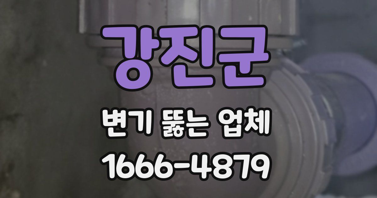 강진군 변기 뚫는 업체