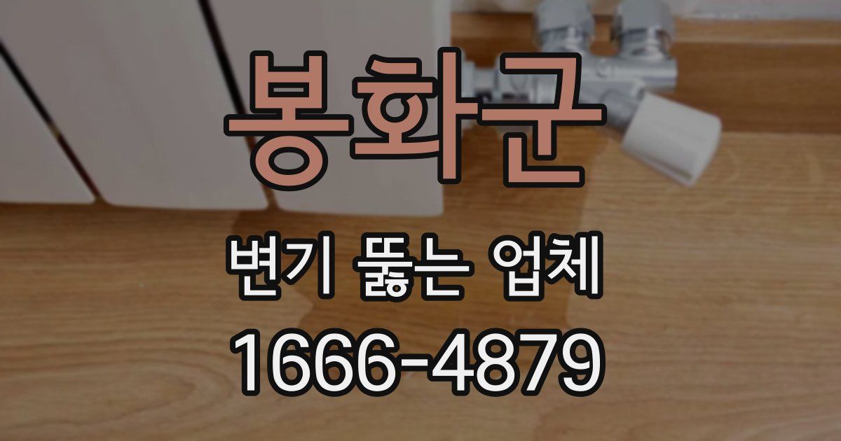 봉화군 변기 뚫는 업체