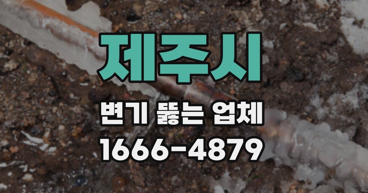 제주시 변기 뚫는 업체
