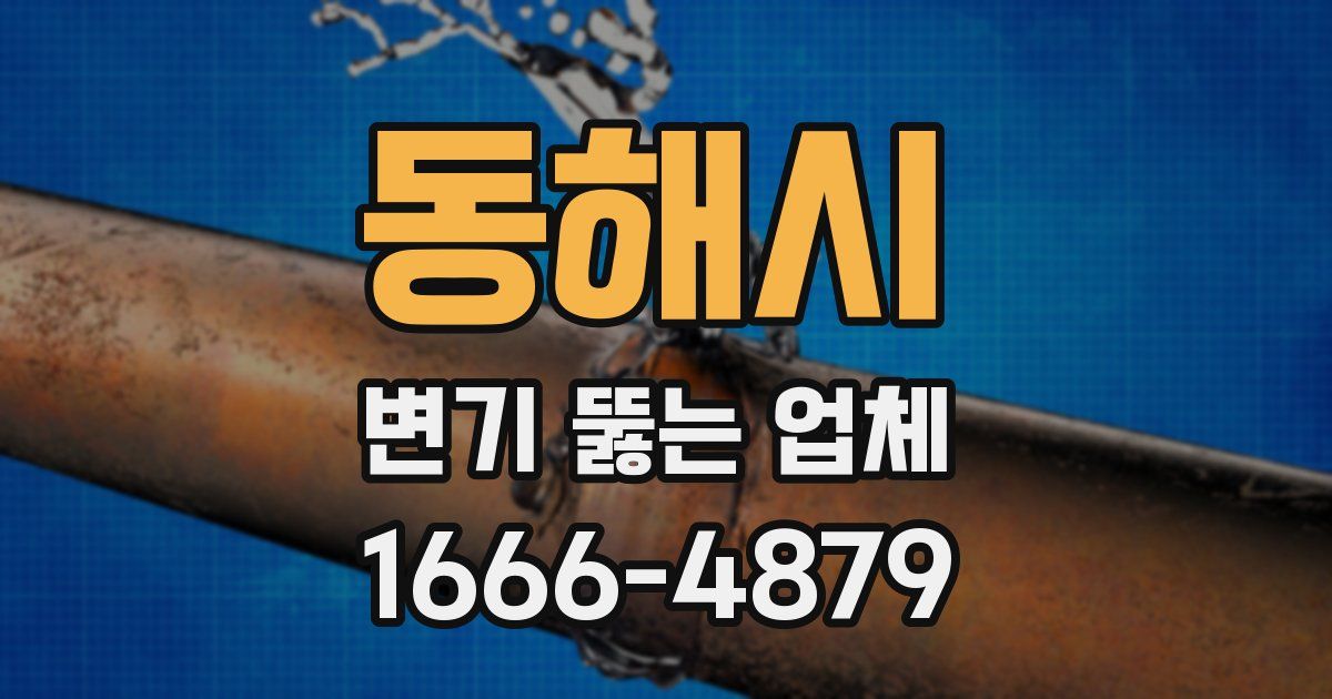 동해시 변기 뚫는 업체