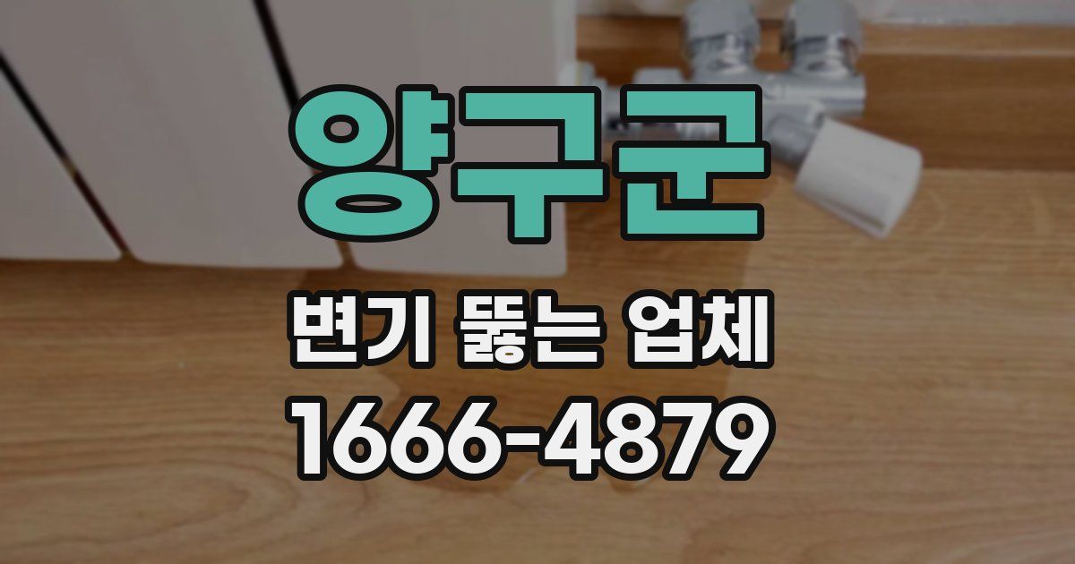 양구군 변기 뚫는 업체