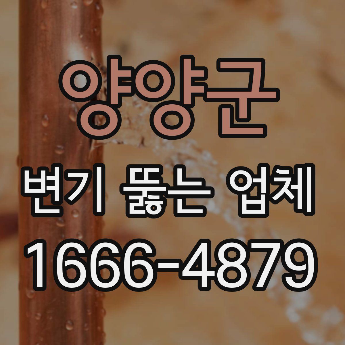 양양군 변기 뚫는 업체