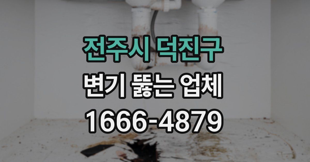 전주시 덕진구 변기 뚫는 업체