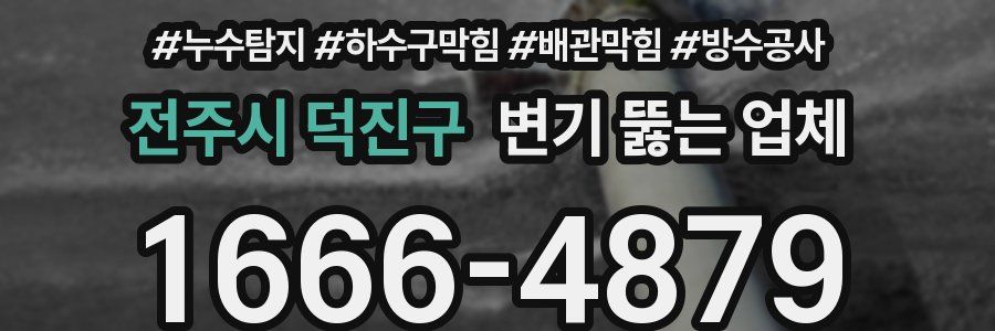 전주시 덕진구 변기 뚫는 업체