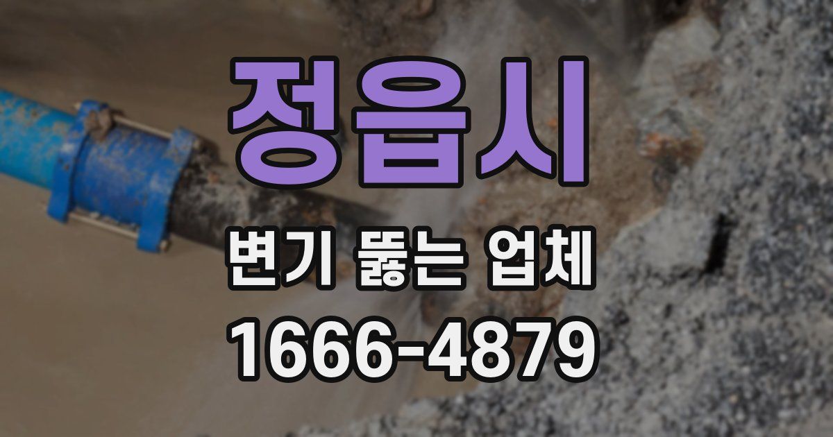 정읍시 변기 뚫는 업체