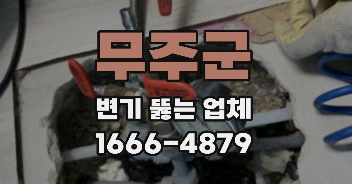 무주군 변기 뚫는 업체