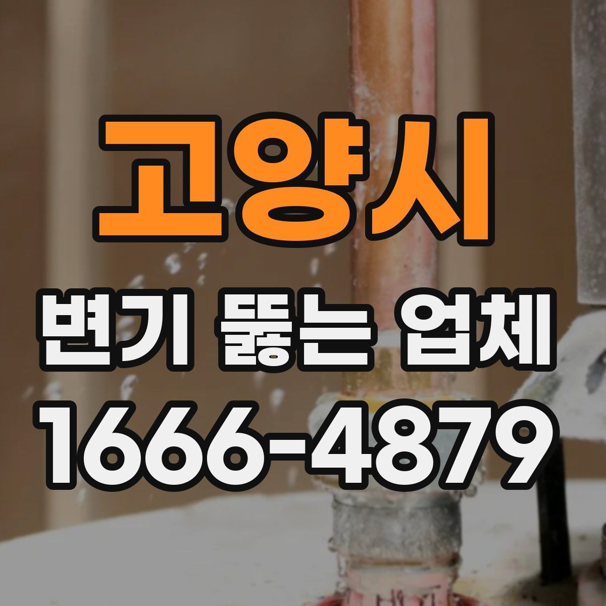 고양시 변기 뚫는 업체