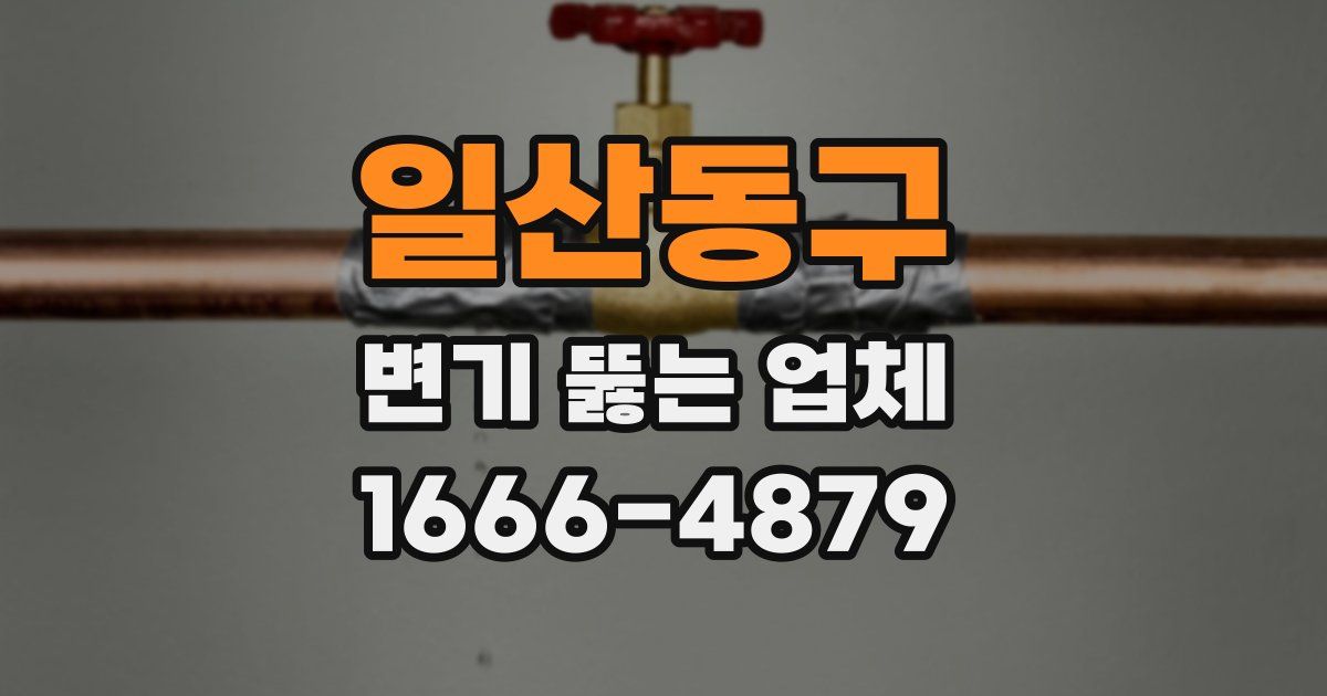 일산동구 변기 뚫는 업체