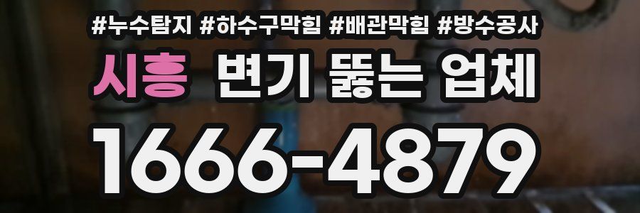 시흥 변기 뚫는 업체