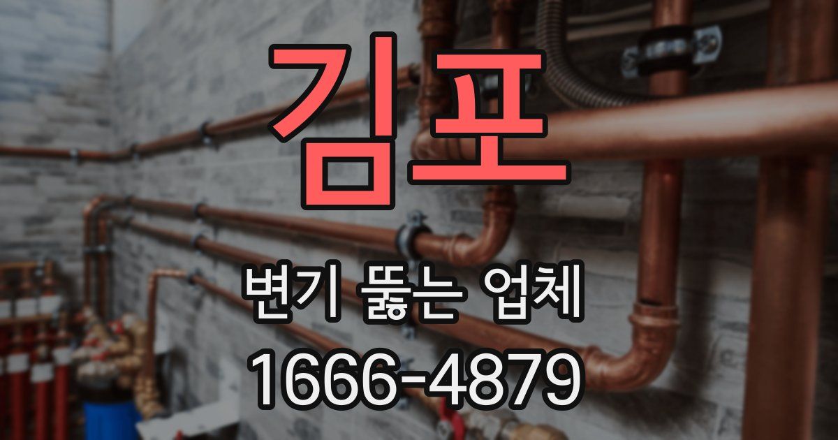 김포 변기 뚫는 업체
