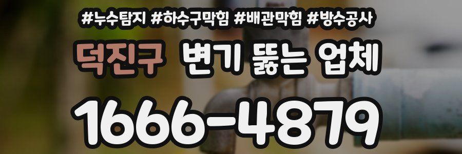 덕진구 변기 뚫는 업체