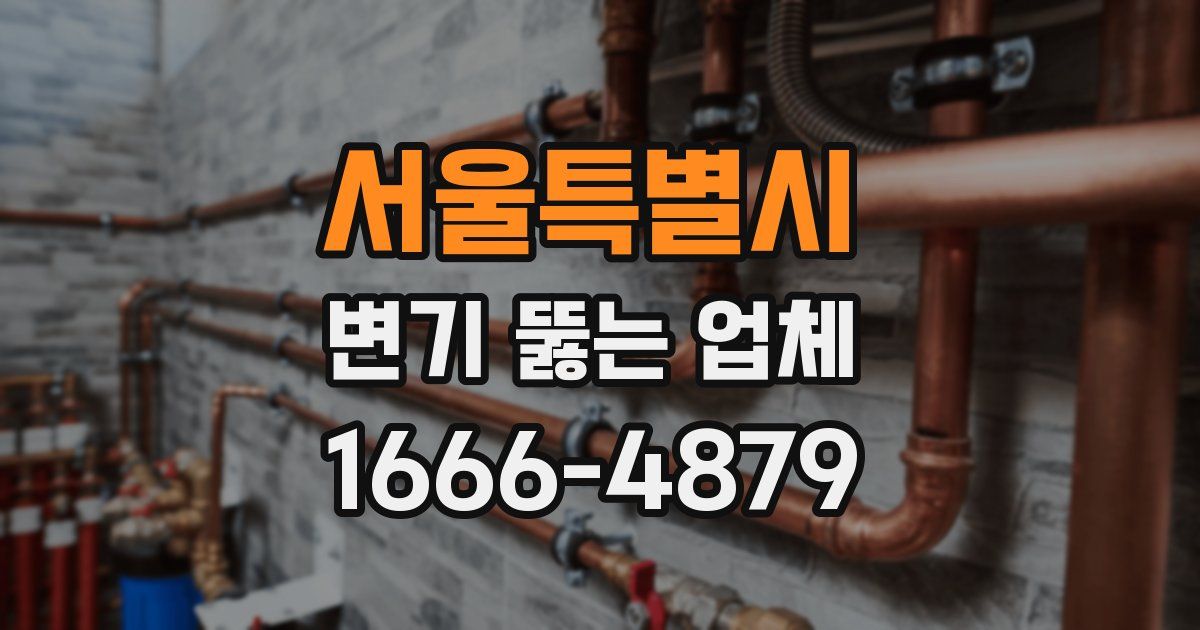 서울특별시 변기 뚫는 업체