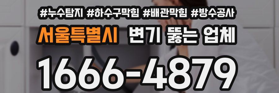 서울특별시 변기 뚫는 업체