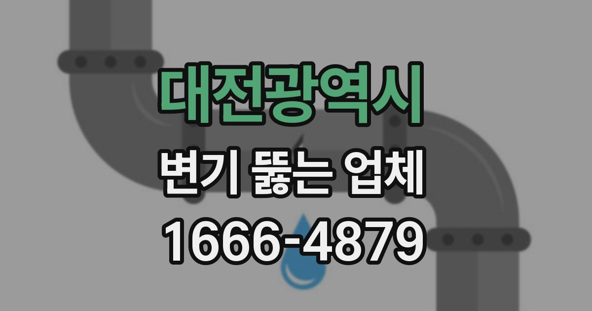 대전광역시 변기 뚫는 업체