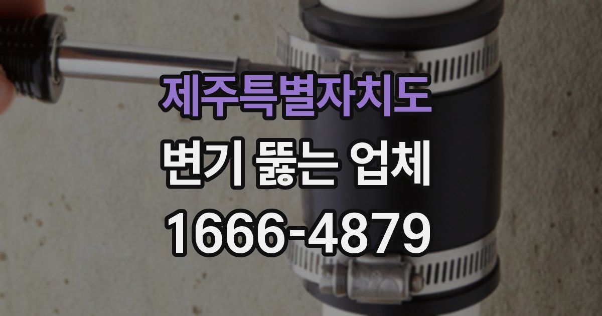 제주특별자치도 변기 뚫는 업체