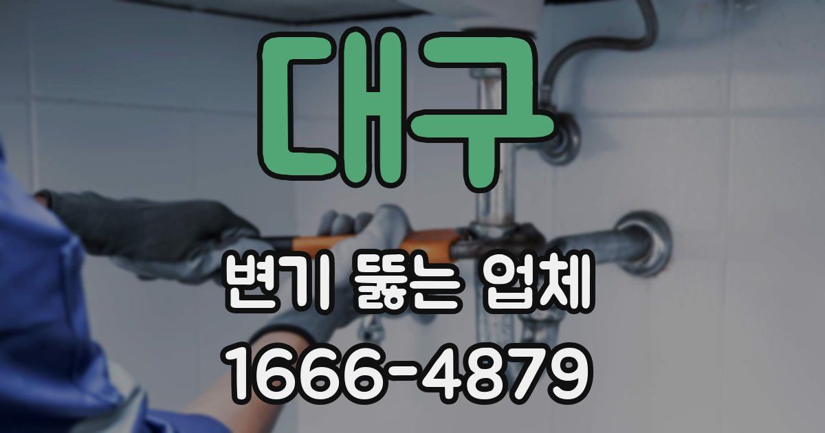 대구 변기 뚫는 업체