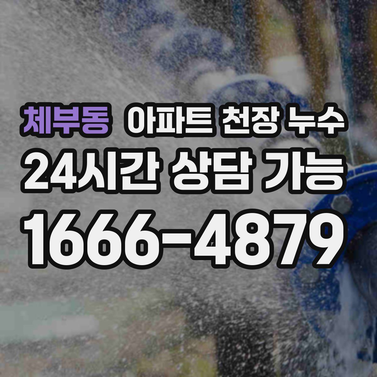 체부동 아파트 천장 누수