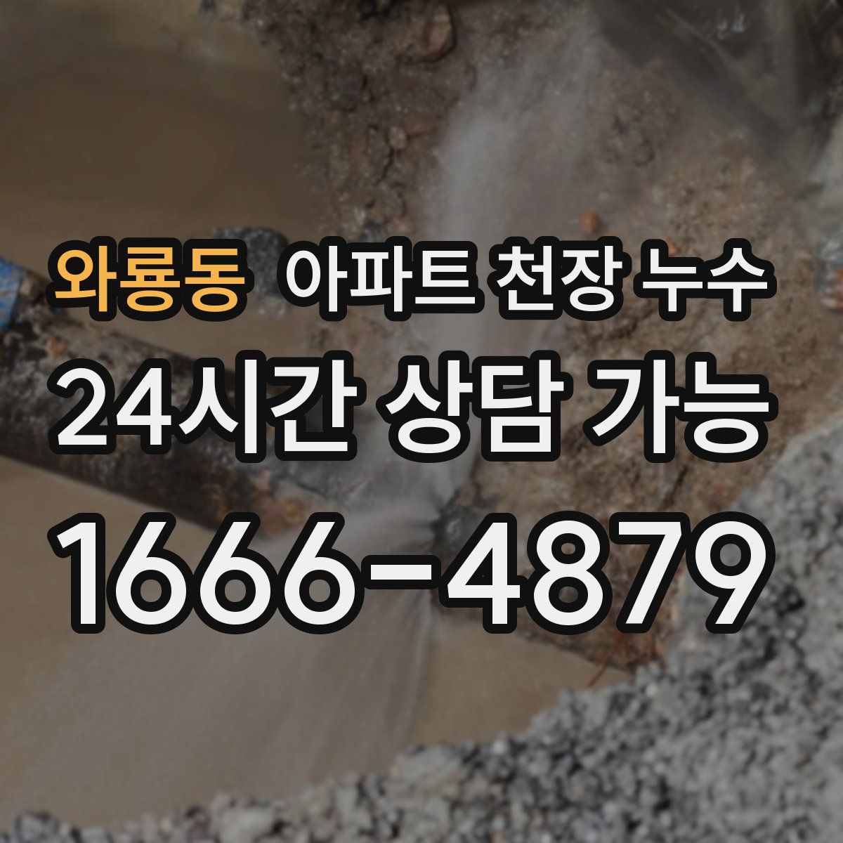 와룡동 아파트 천장 누수