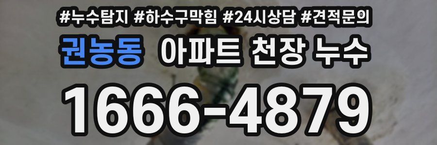 권농동 아파트 천장 누수