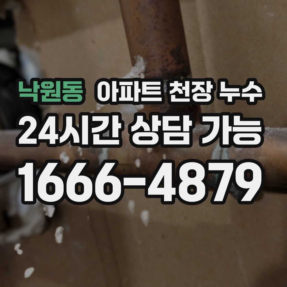 낙원동 아파트 천장 누수