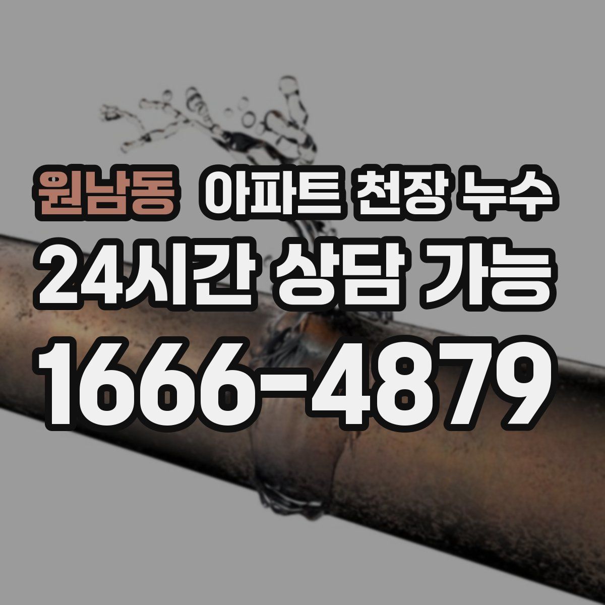 원남동 아파트 천장 누수