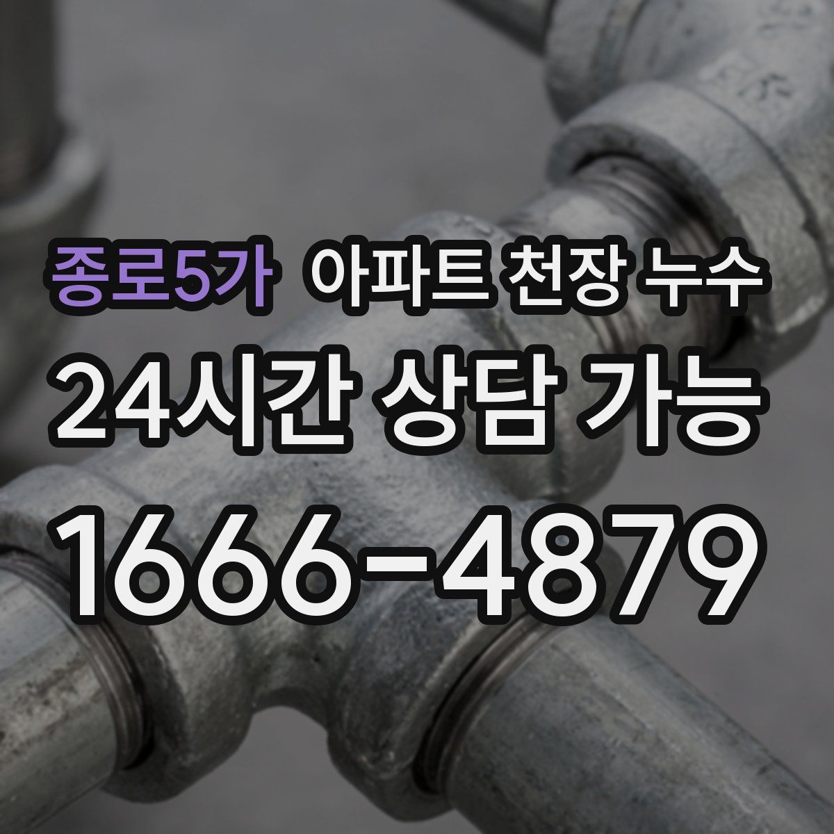 종로5가 아파트 천장 누수