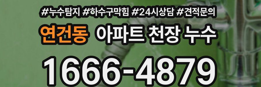 연건동 아파트 천장 누수