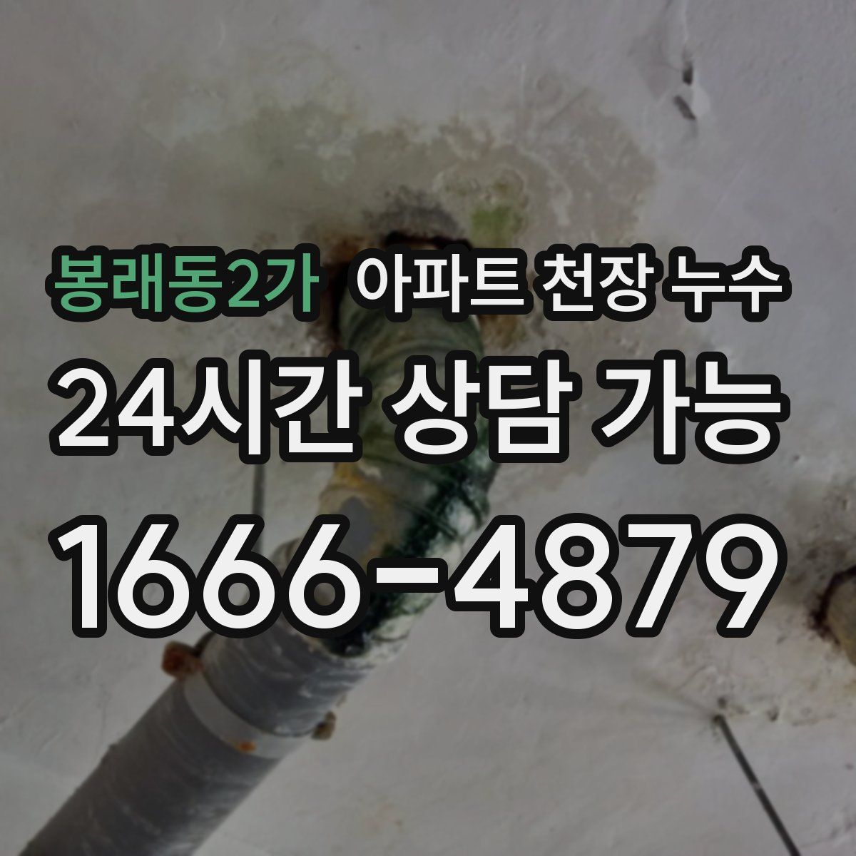 봉래동2가 아파트 천장 누수