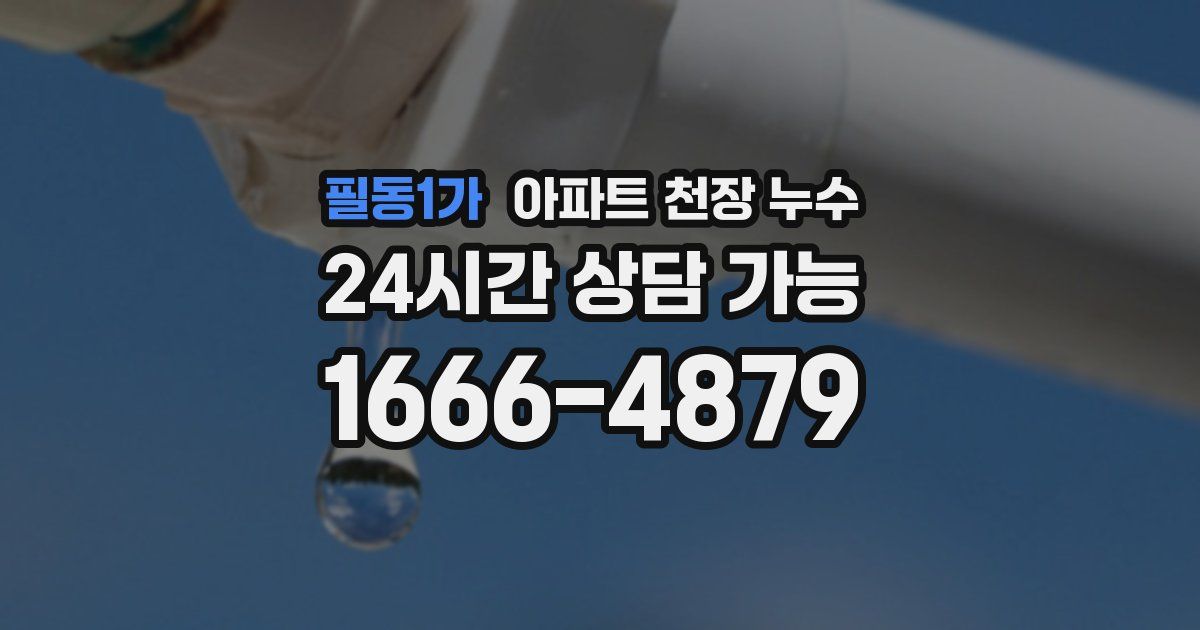 필동1가 아파트 천장 누수