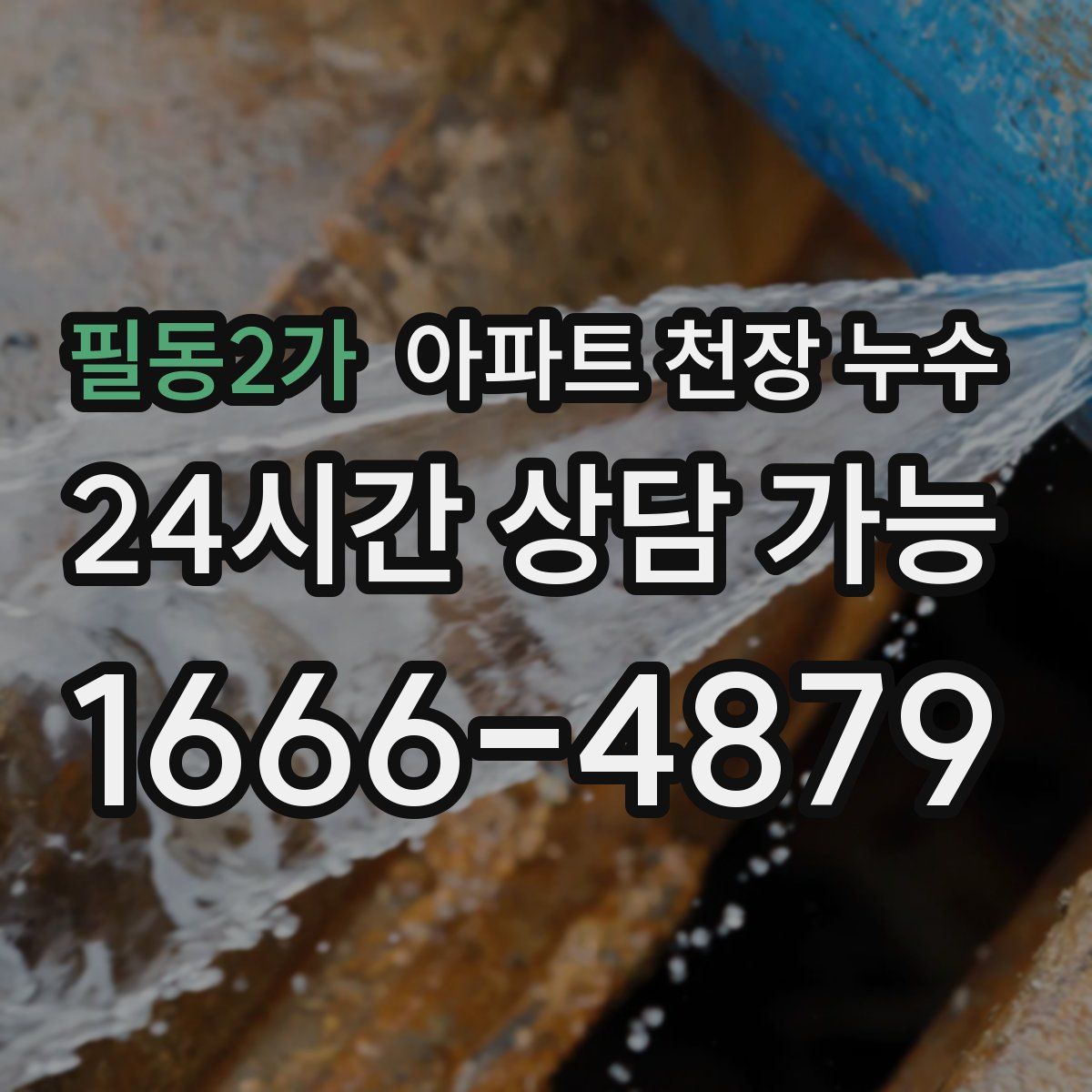 필동2가 아파트 천장 누수