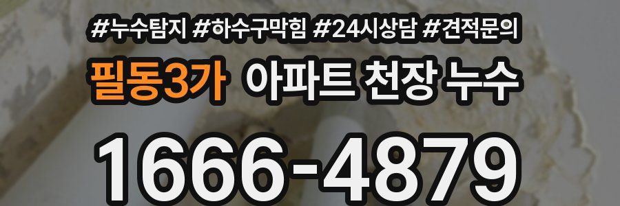 필동3가 아파트 천장 누수